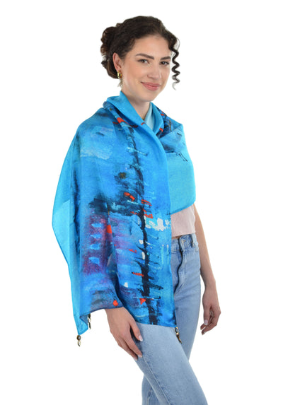 Venice by Night Modal Print Scarf