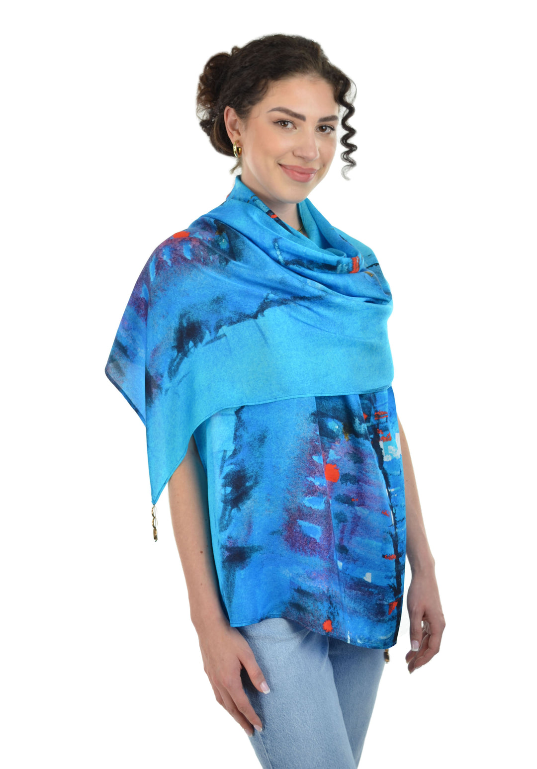 Venice by Night Modal Print Scarf