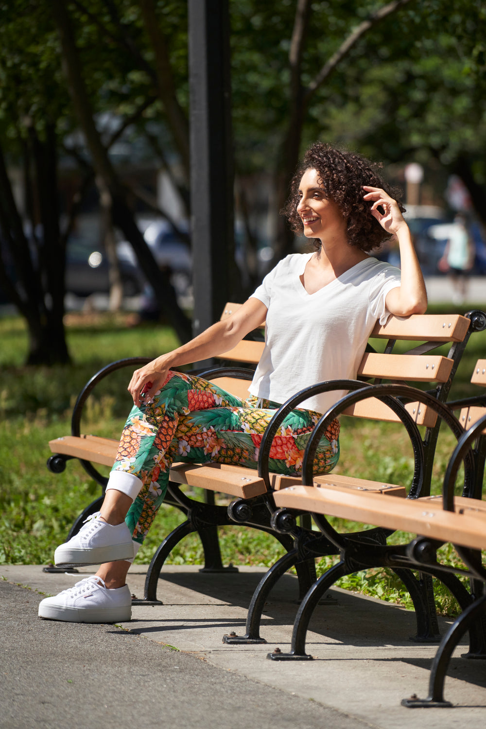 Kiara Jogger (Legging) Pineapple Print - Marolli