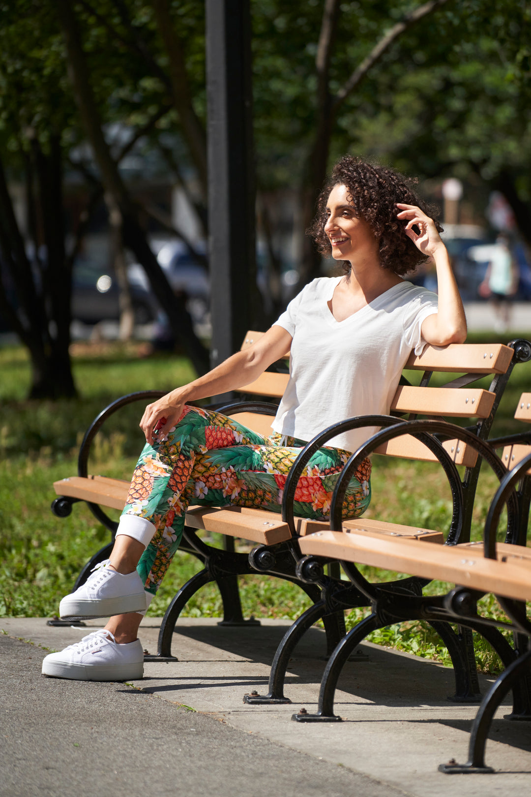 Kiara Jogger (Legging) Pineapple Print - Marolli