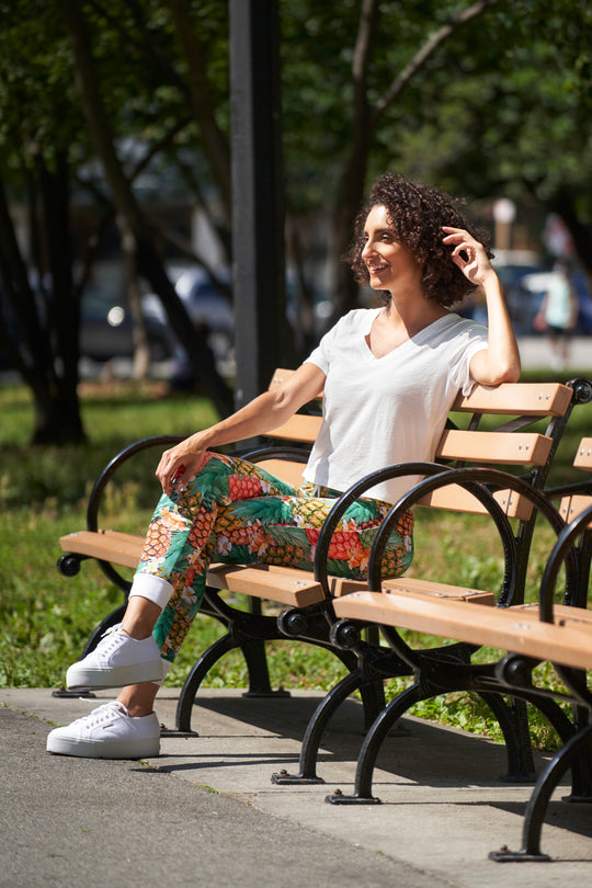 Kiara Jogger (Legging) Pineapple Print - Marolli