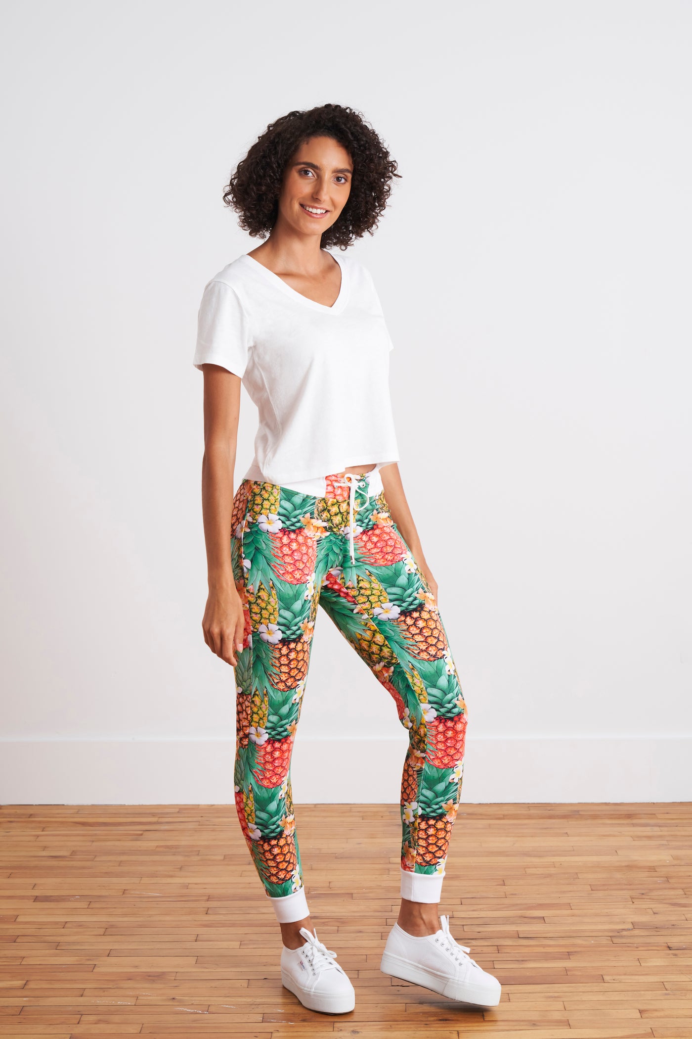Kiara Jogger (Legging) Pineapple Print - Marolli
