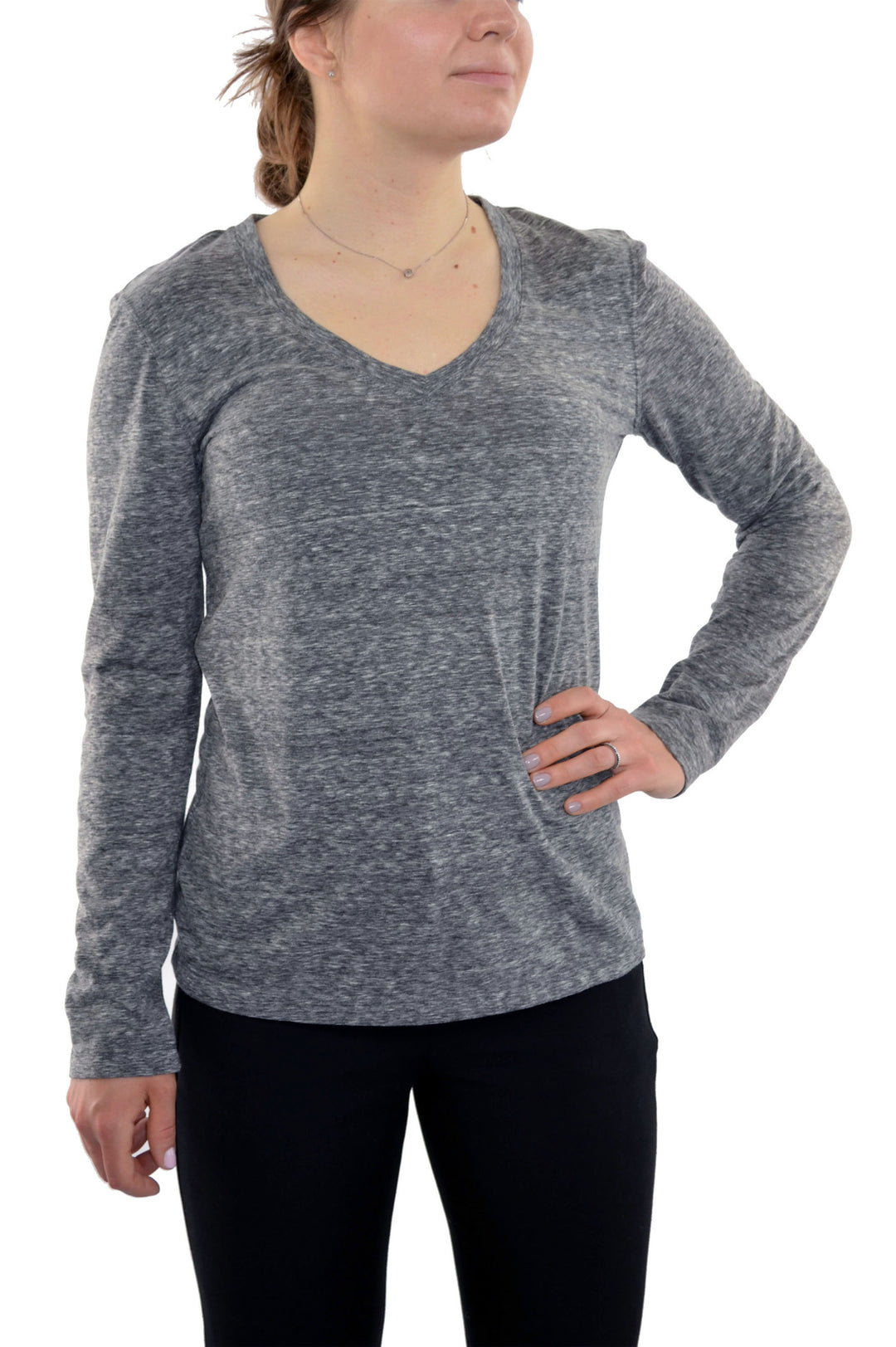 Heather Grey Long Sleeve T-shirt