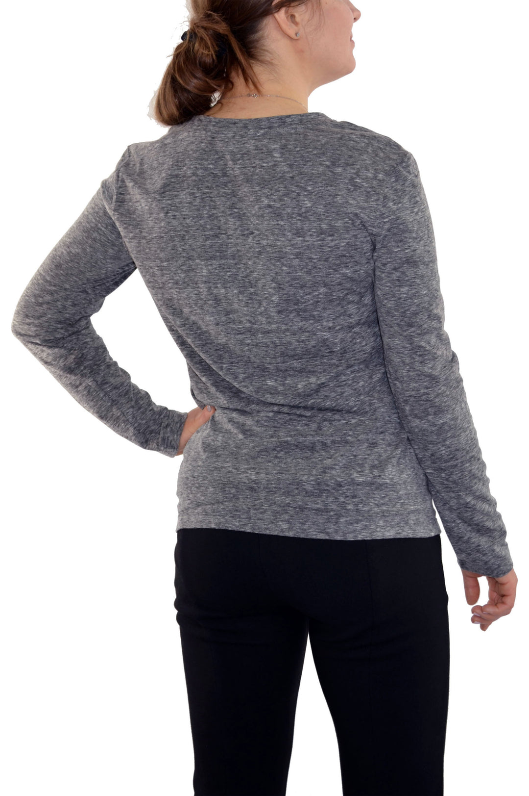 Heather Grey Long Sleeve T-shirt